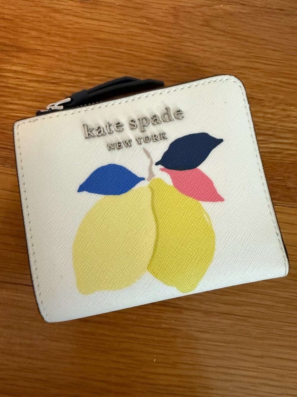 Kate Spade small square lemon wallet